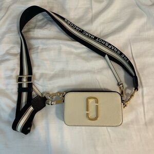 Marc Jacobs Cream Snapshot Bag